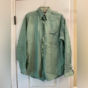 Tommy Hilfiger green dress shirt, size M